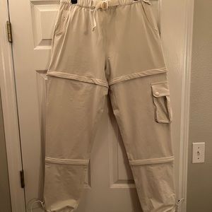 Outdoor voices zip off pants size L